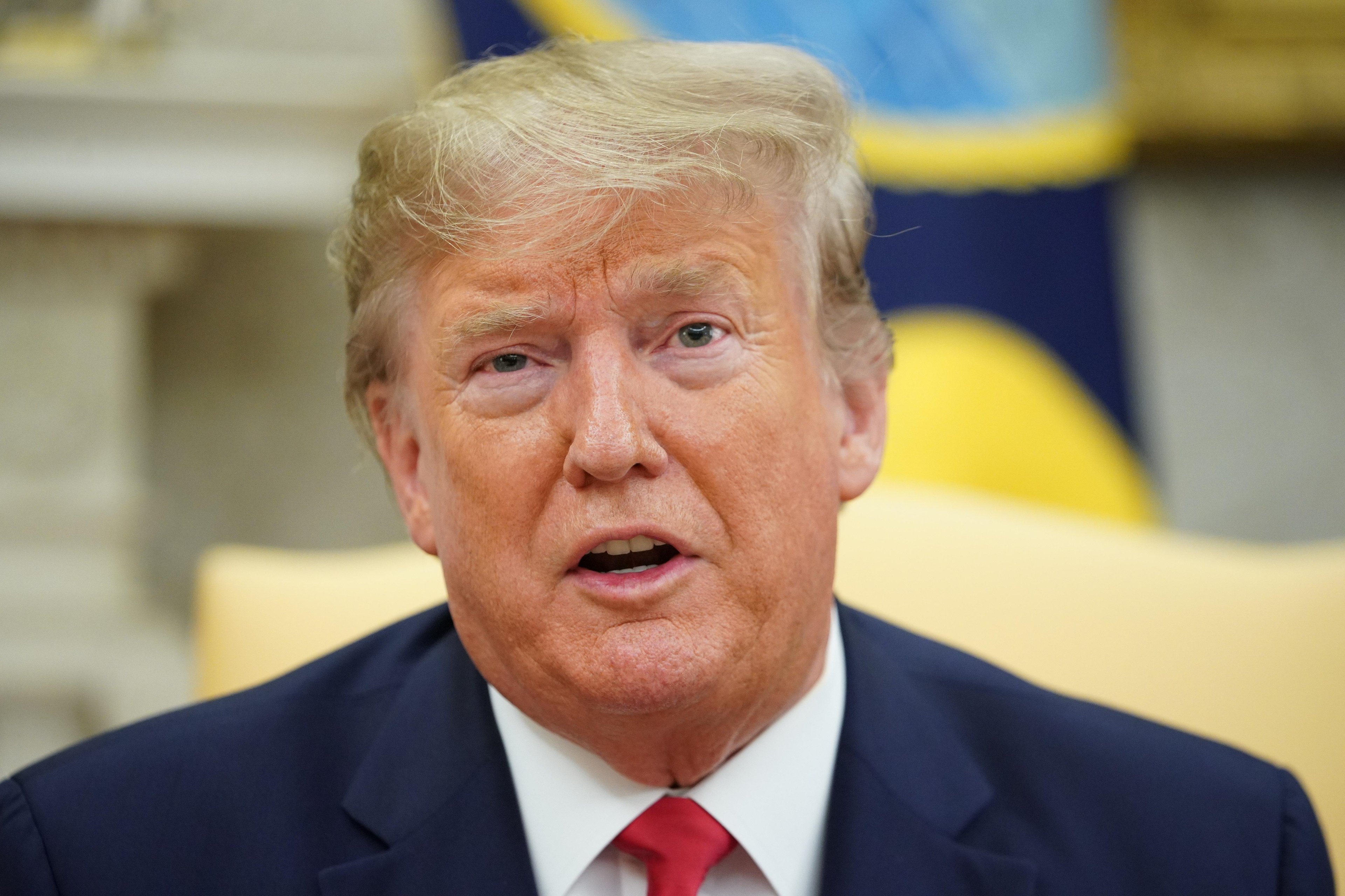 Presidente americano, Donald Trump, anunciou nesta quarta-feira (18) um endurecimento substancial de suas san&ccedil;&otilde;es contra o Ir&atilde;, ap&oacute;s ataques &agrave;s instala&ccedil;&otilde;es petrol&iacute;feras sauditas que Washington atribui a Teer&atilde;