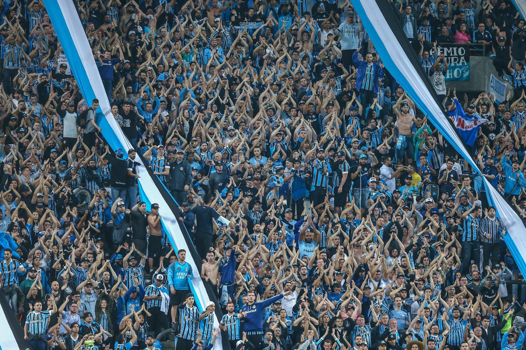 Arena do Gr&ecirc;mio ter&aacute; casa cheia contra o Flamengo