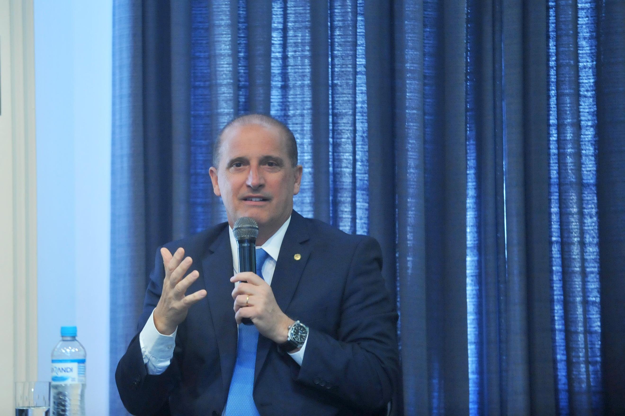 Chefe da Casa Civil, Onyx Lorenzoni, participou de evento em Porto Alegre