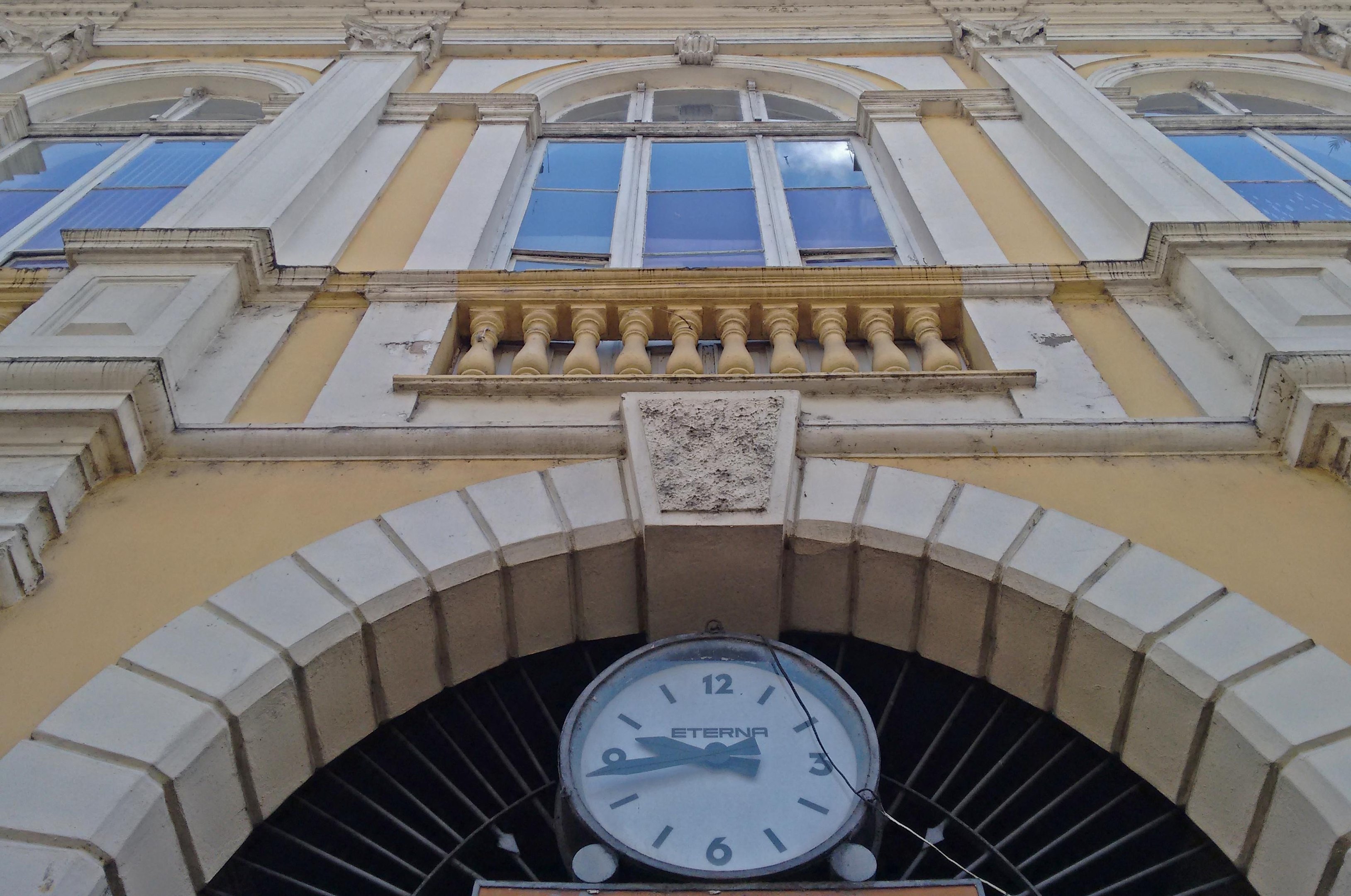 Rel&oacute;gio do Mercado P&uacute;blico de Porto Alegre.