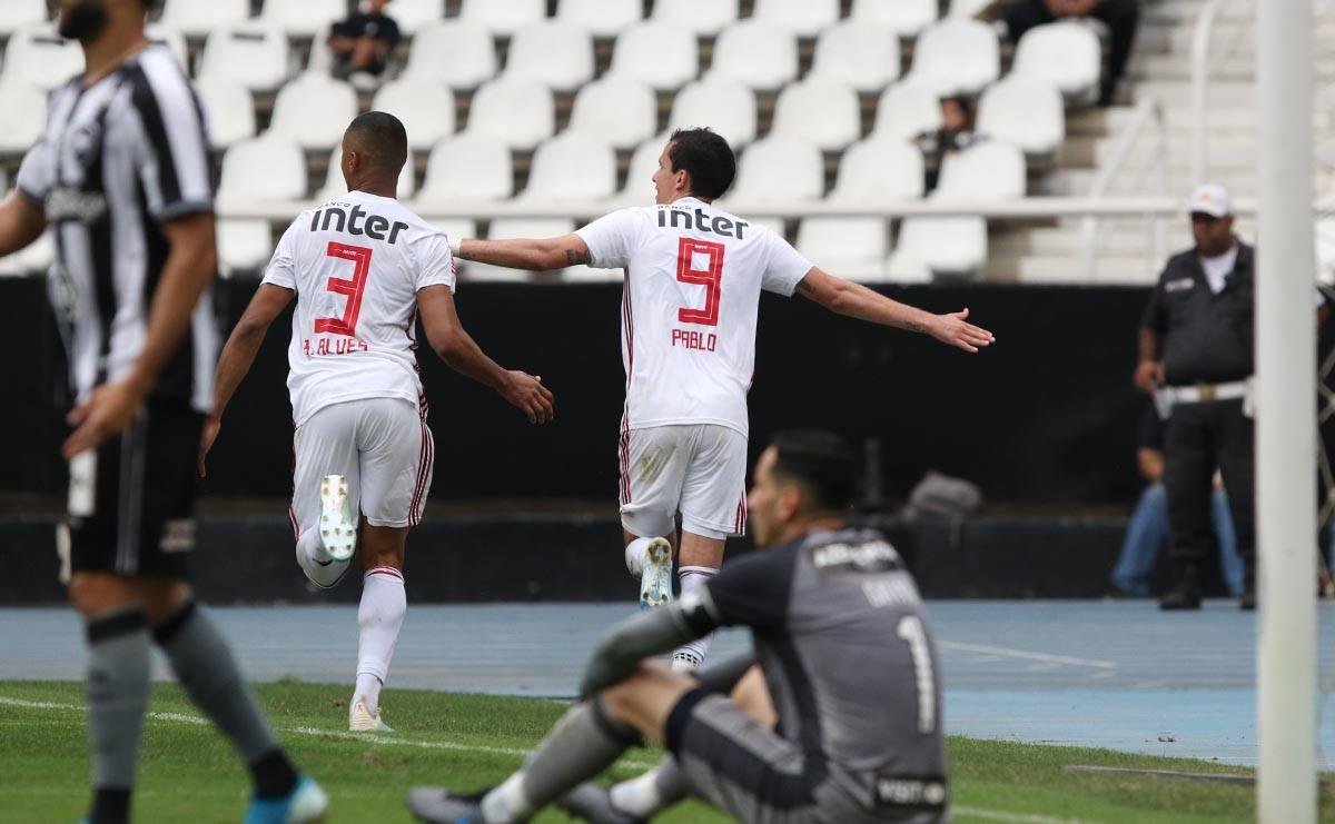 Pablo marcou o gol da vit&oacute;ria do S&atilde;o Paulo
