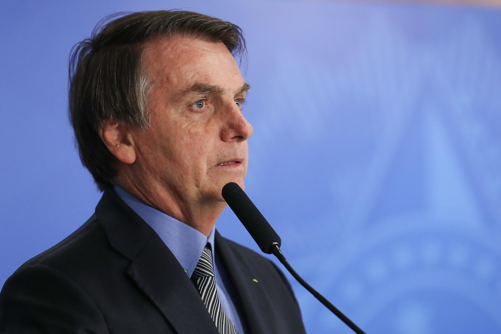 Bolsonaro disse que participar&aacute; de um jantar com o presidente norte-americano Donald Trump