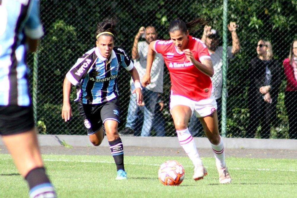 Inter fez 4 a 0 no Gr&ecirc;mio, no campo do Sesc, em jogo v&aacute;lido pela terceira rodada do Campeonato Ga&uacute;cho 2019