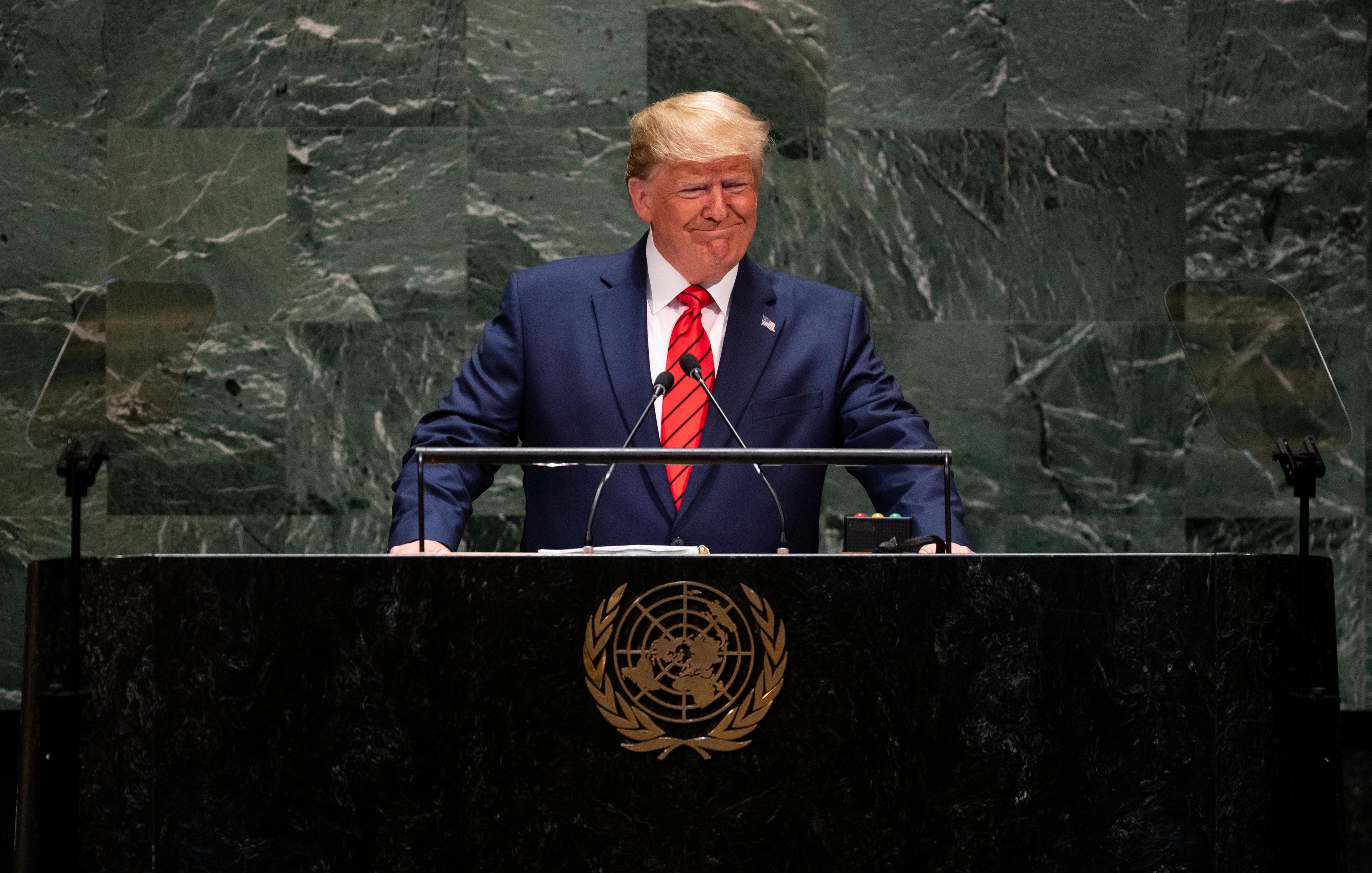 Durante discurso, Trump defendeu soberania e independ&ecirc;ncia