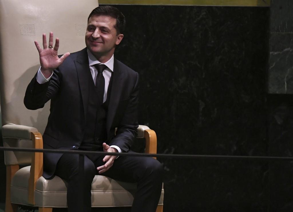 Trump pediu ao presidente da Ucr&acirc;nia, Volodymyr Zelensky (foto), que investigasse um dos filhos do ex-vice-presidente americano Joe Biden
