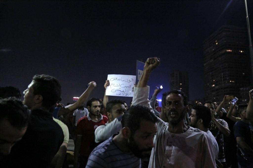 Manifesta&ccedil;&otilde;es exigiam sa&iacute;da do atual presidente, Abdel Fattah al Sisi