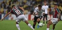 Santos e Fluminense empataram em 1 a 1