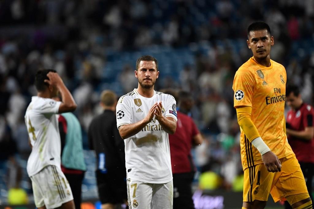 Real Madrid precisou correr atr&aacute;s do preju&iacute;zo para empatar em 2 a 2 com o Brugge