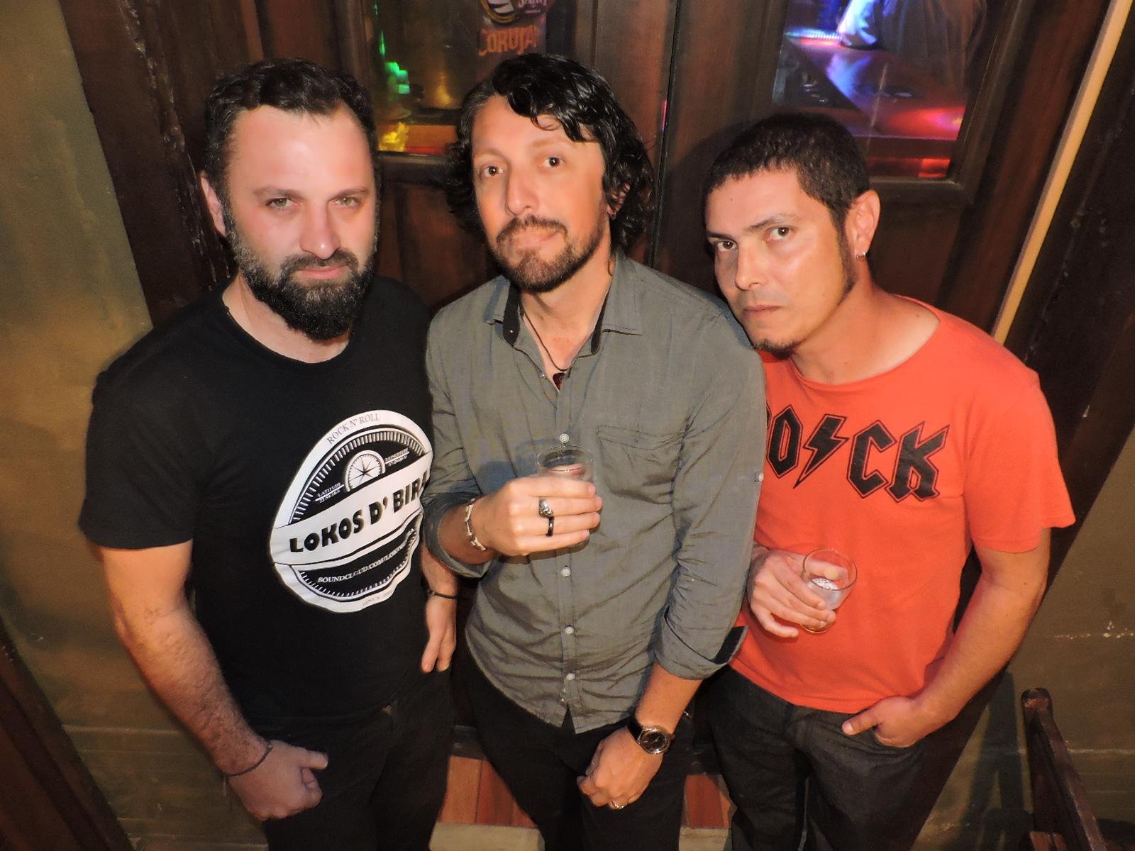 Gilson Loss (E), Lucio Machado (C) e Marcelo Gon&ccedil;alves (D) formam a Lokos D&acute;Bira