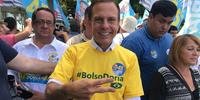 Doria pedindo votos para ele e ao então candidato Jair Bolsonaro