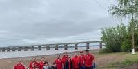Grupo limpou as margens do rio Uruguai