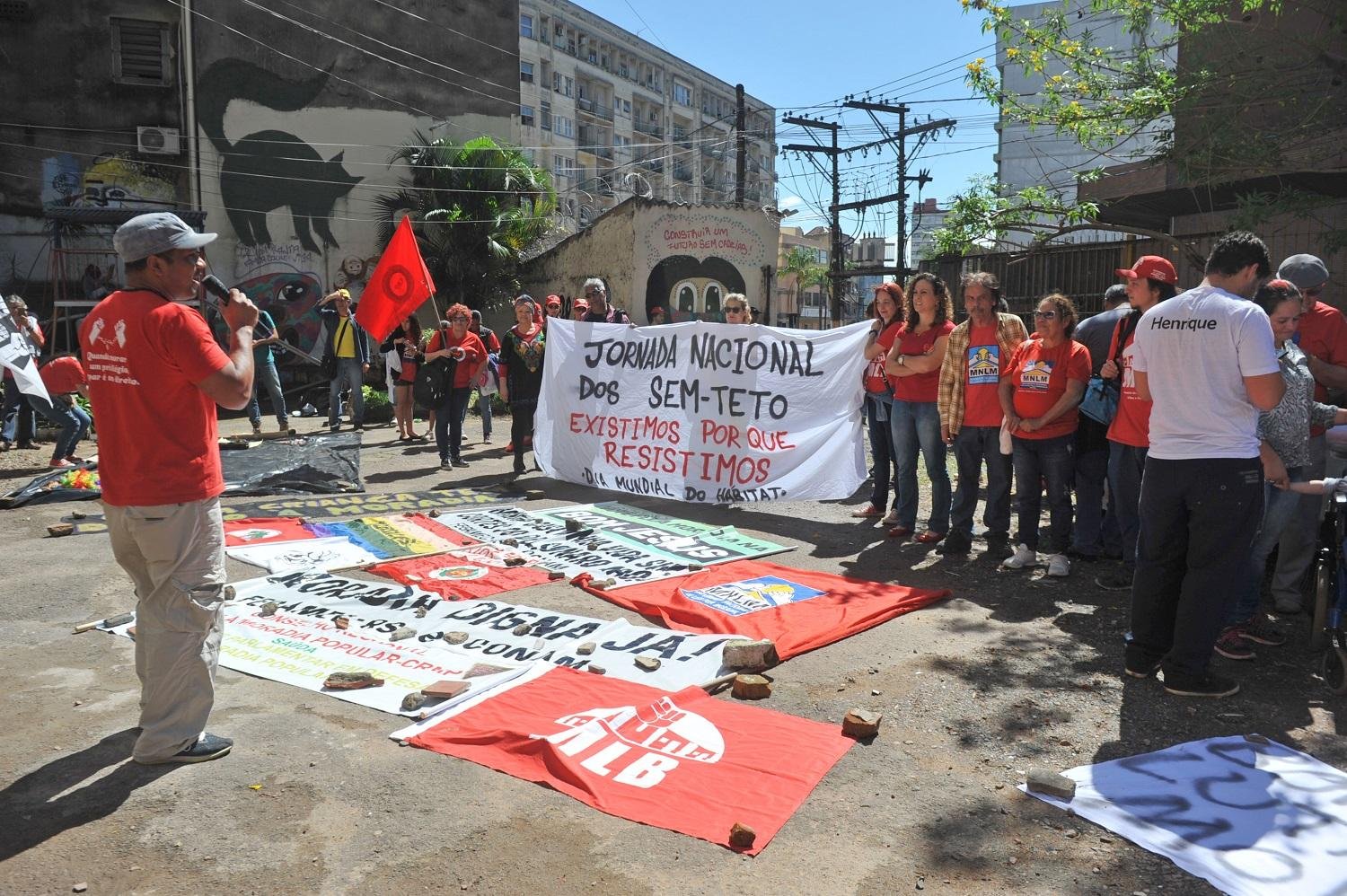 Movimentos sociais cobraram melhores condi&ccedil;&otilde;es para acesso &agrave; moradia