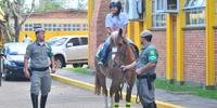 Pará, pela primeira vez, teve a oportunidade de andar a cavalo no evento. O cavalo Trovão foi guiado pelos policiais do 4º RPMon