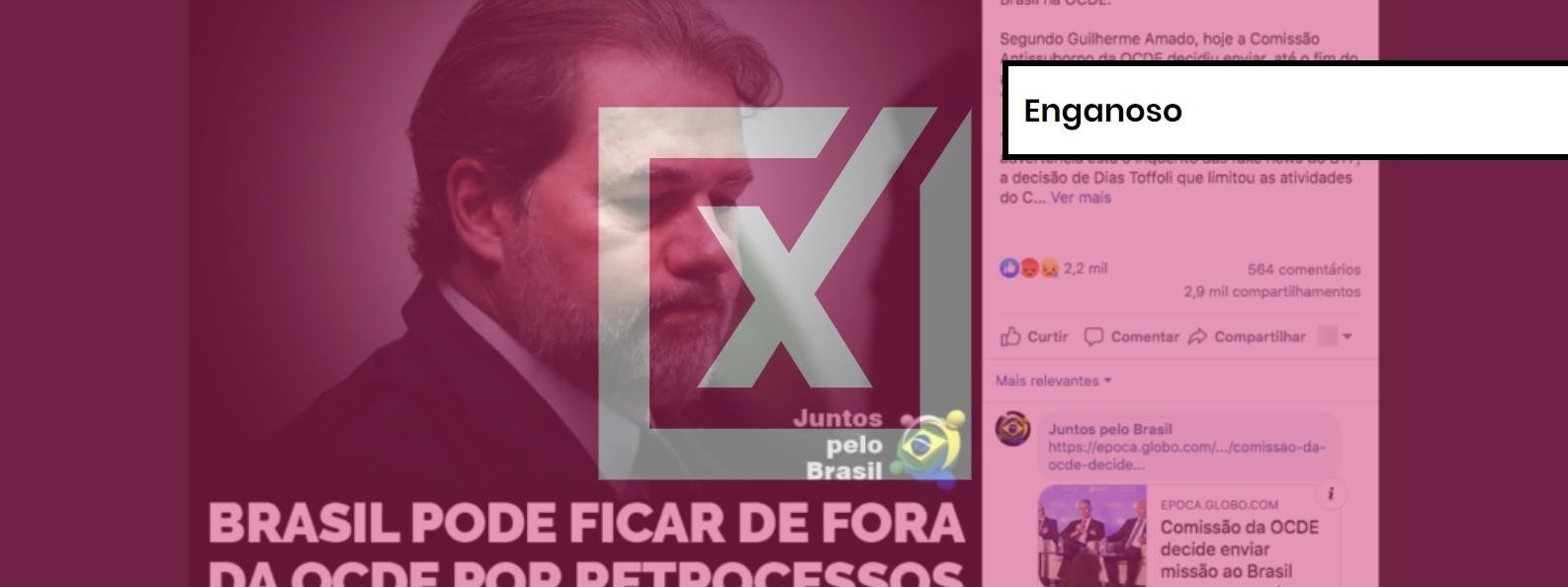 Carta, por&eacute;m, &eacute; anterior &agrave; decis&atilde;o sobre o envio da miss&atilde;o
