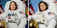 Astronautas Christina Koch e Jessica Meir