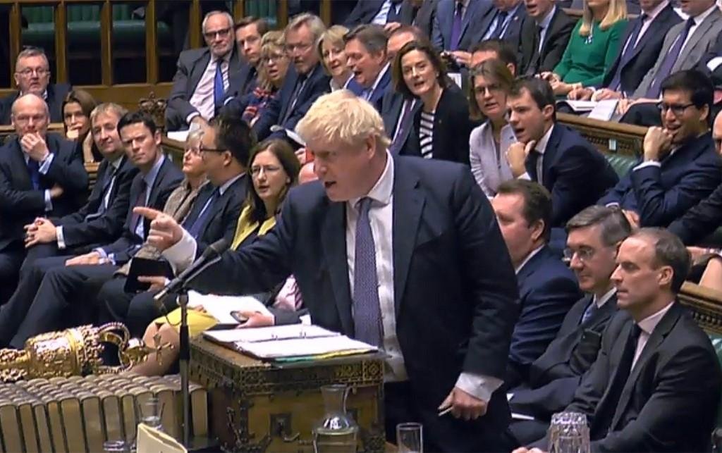 Johnson fez pronunciamento em sess&atilde;o semanal no Parlamento