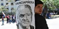 Presidente Piñera é um dos alvos das manifestações contra o governo