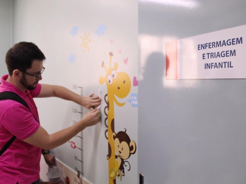 Local est&aacute; com novas cores e desenhos, deixando o local mais alegre para os pacientes