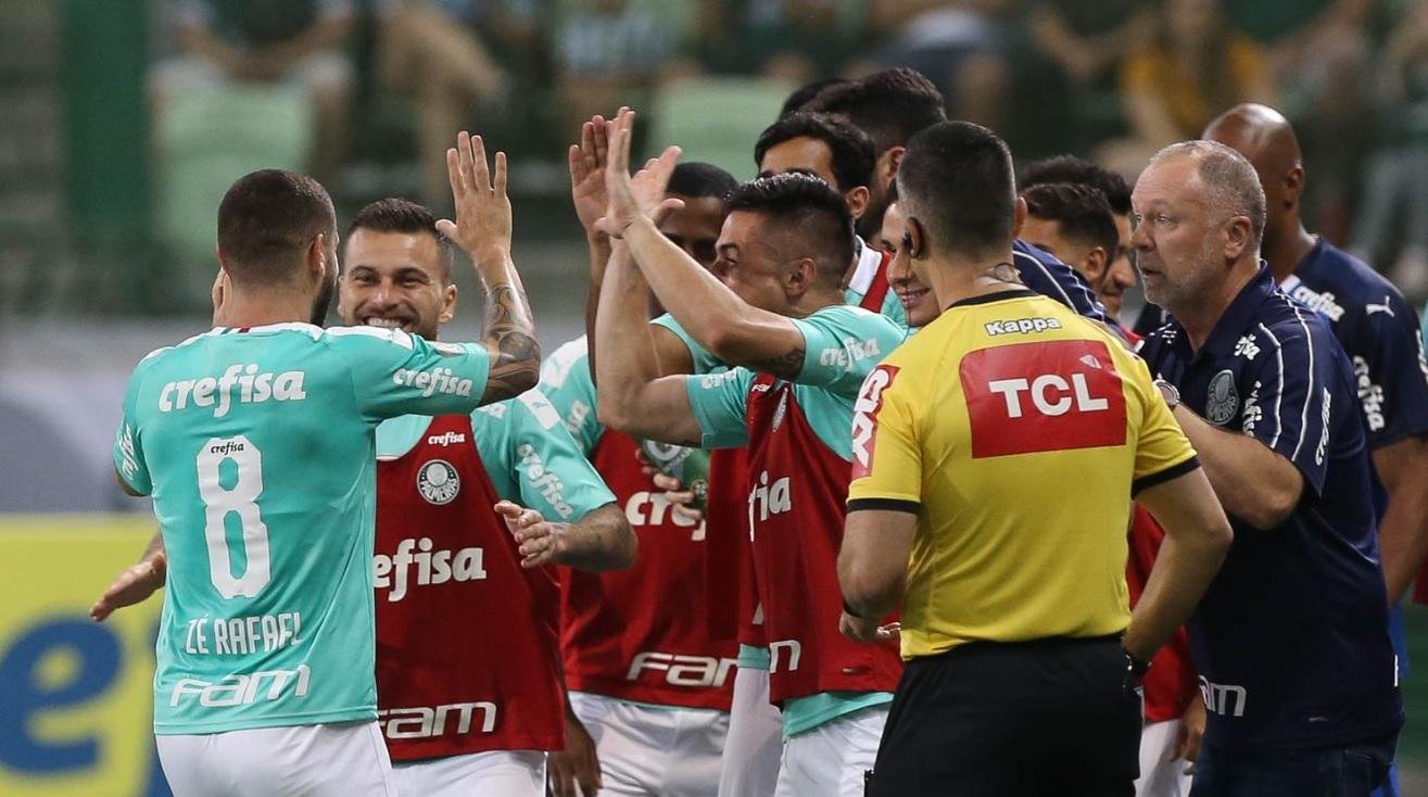 Z&eacute; Rafael foi o autor do gol da vit&oacute;ria do Palmeiras diante do Cear&aacute;
