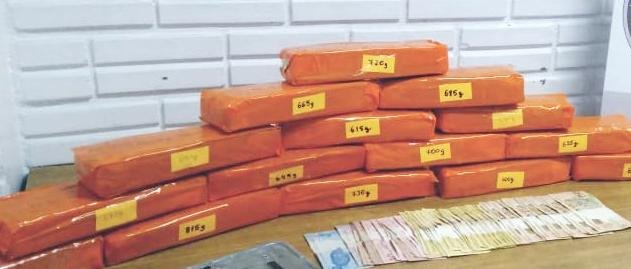 Policiais militares encontraram a droga durante patrulhamento em S&atilde;o Leopoldo
