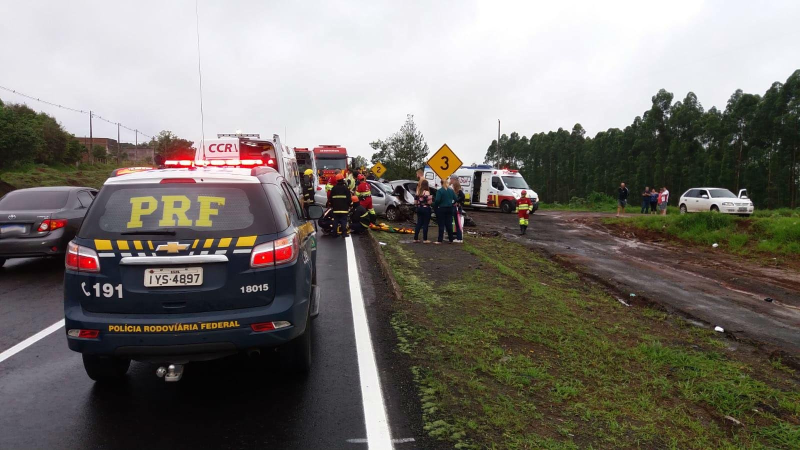 Colis&atilde;o ocorreu na tarde deste domingo na BR 386