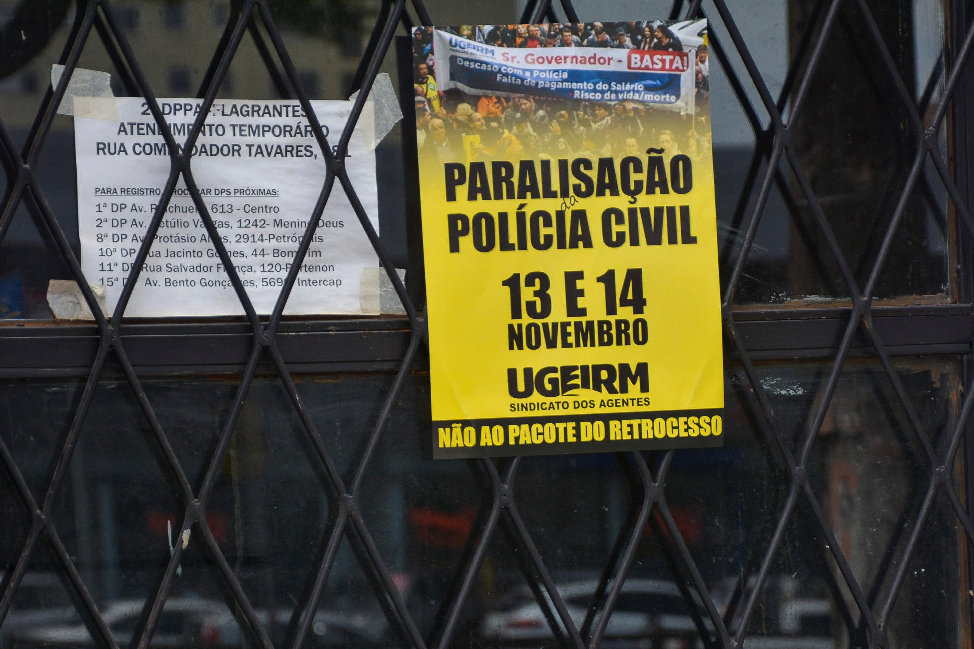 Paralisa&ccedil;&atilde;o est&aacute; marcada para os dias 13 e 14 de novembro