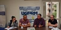 Integrantes de sindicatos dos escrivães da Polícia Civil e Brigada Militar em reunião sobre pacote do governo Eduardo Leite