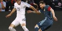Messi marcou no fim e garantiu empate da Argentina diante do Uruguai, em Israel