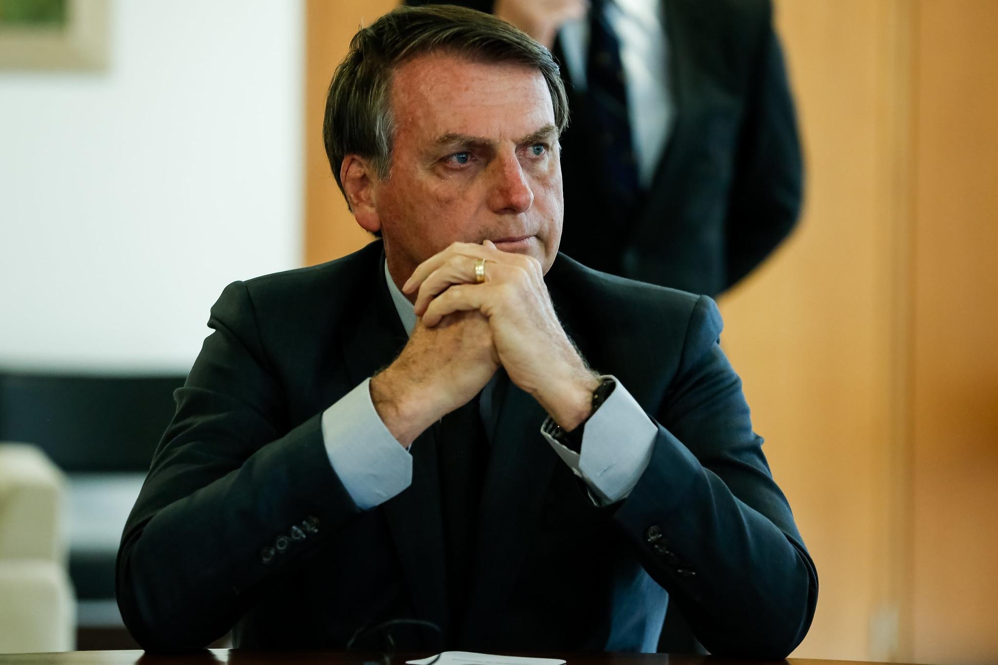 Bolsonaro voltou a citar investiga&ccedil;&otilde;es sobre Ad&eacute;lio Bispo, autor facada contra ele durante a campanha eleitoral de 2018