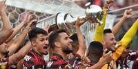 Flamengo ficou com a taça da Libertadores de 2019