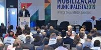 Presidente da Famurs, Dudu Freire abriu encontro com colegas prefeitos em Porto Alegre