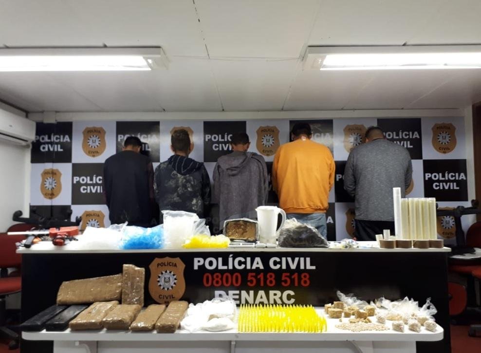 Cinco homens foram presos nessa quarta-feira durante opera&ccedil;&atilde;o da Pol&iacute;cia Civil
