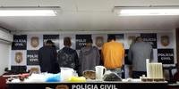 Cinco homens foram presos nessa quarta-feira durante operação da Polícia Civil