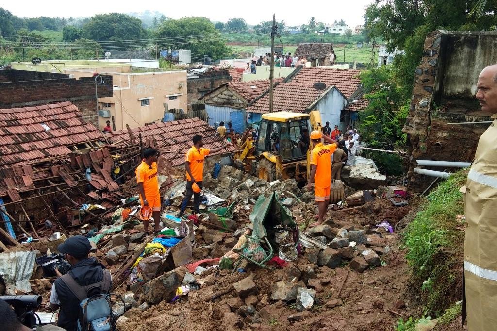 Desabamento ocorreu em vilarejo na &Iacute;ndia