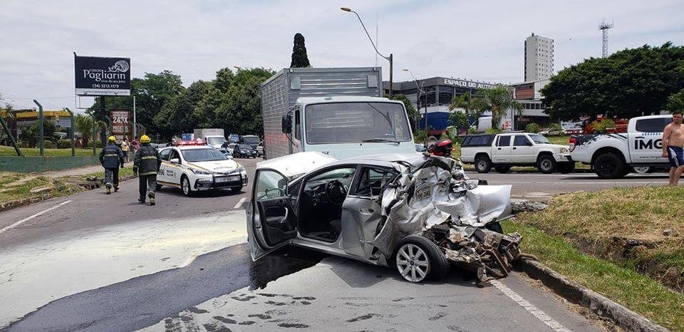 Acidente ocorreu no bairro S&atilde;o Leopoldo