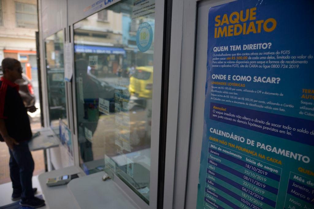 Retirada pode ser feita em lot&eacute;ricas e terminais de autoatendimento