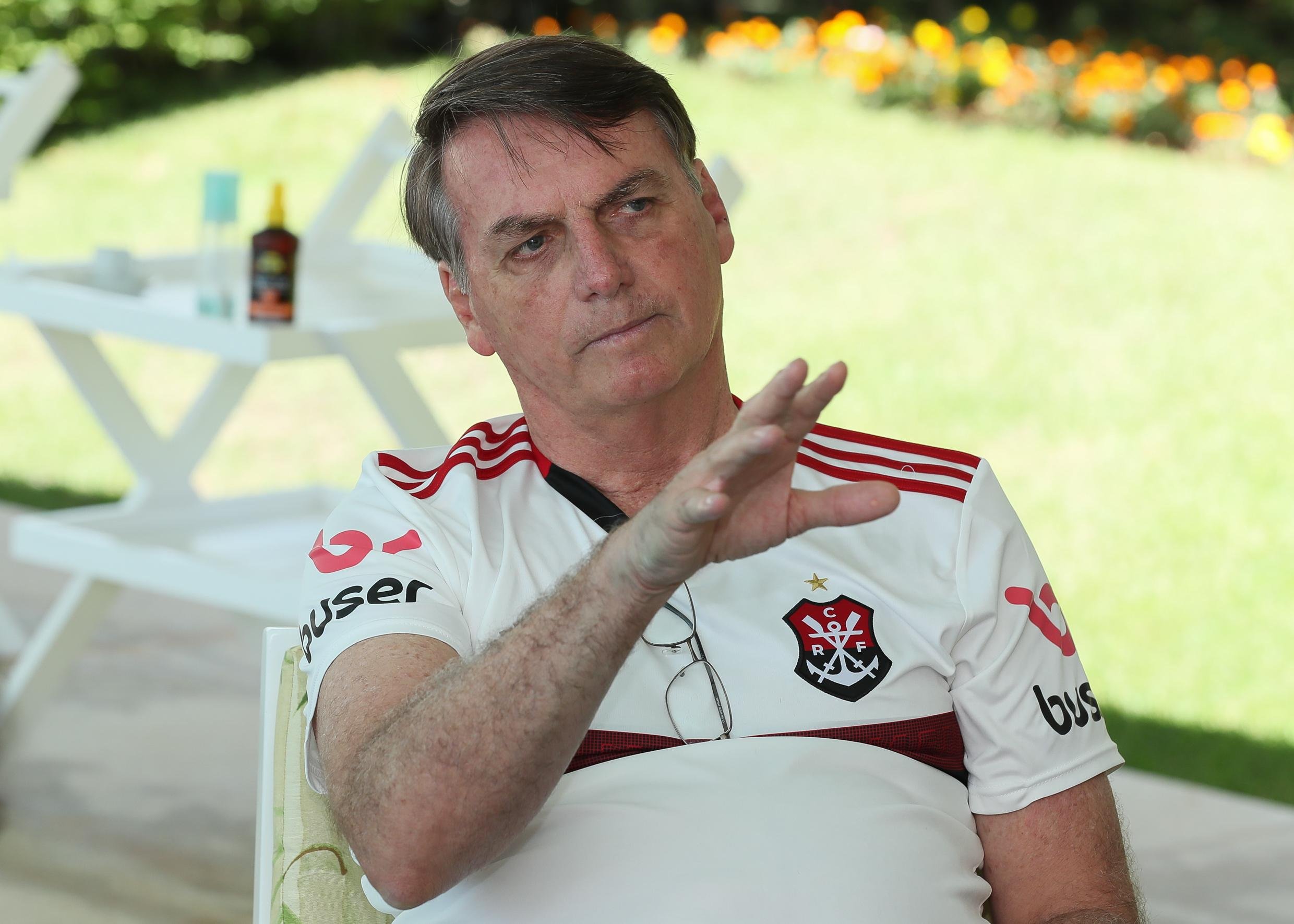 Presidente teve conversa com a imprensa em sua resid&ecirc;ncia oficial