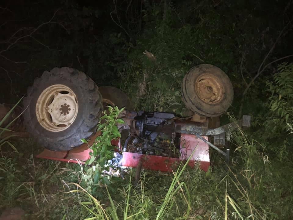 Acidente ocorreu durante trabalho na lavoura na noite de s&aacute;bado