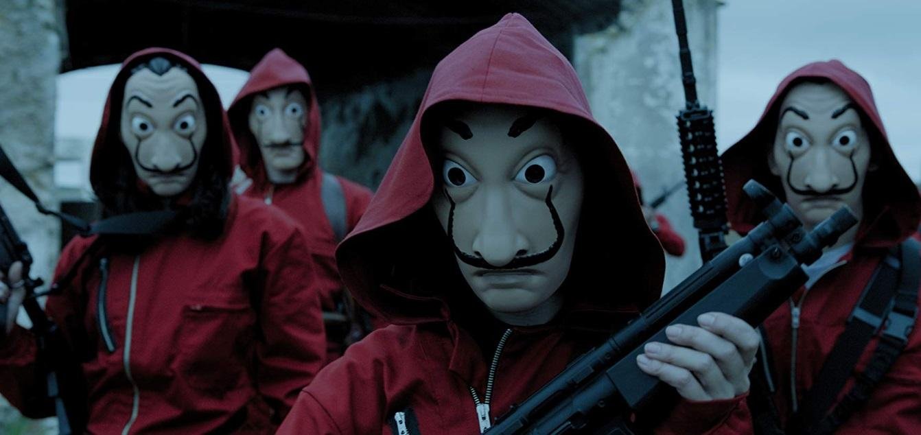 "La Casa de Papel" foi a s&eacute;rie mais assistida no Brasil na Netflix
