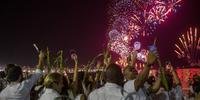 Festa da virada de ano reuniu 2,9 milhões de pessoas na praia de Copacabana
