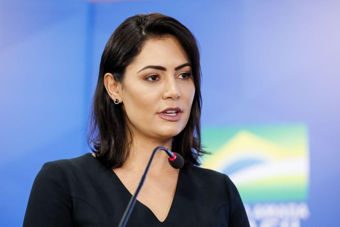 A primeira-dama, Michelle Bolsonaro
