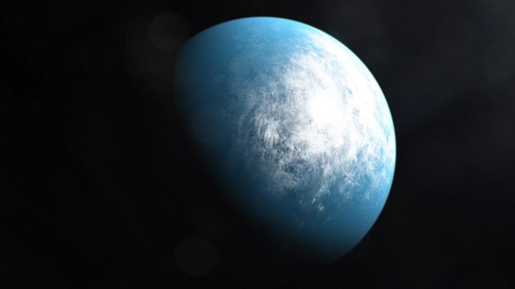 O TOI 700 d &eacute; um exoplaneta com as dimens&otilde;es da Terra. A imagem &eacute; de ilustra&ccedil;&atilde;o