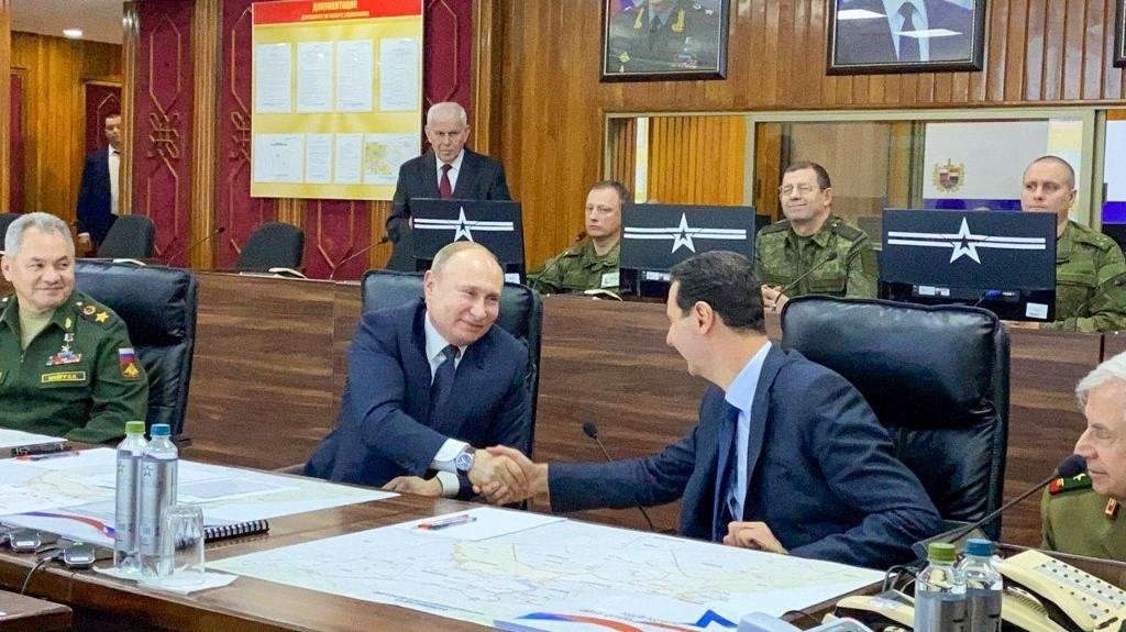 Putin fez visita surpresa &agrave; S&iacute;ria nesta ter&ccedil;a-feira