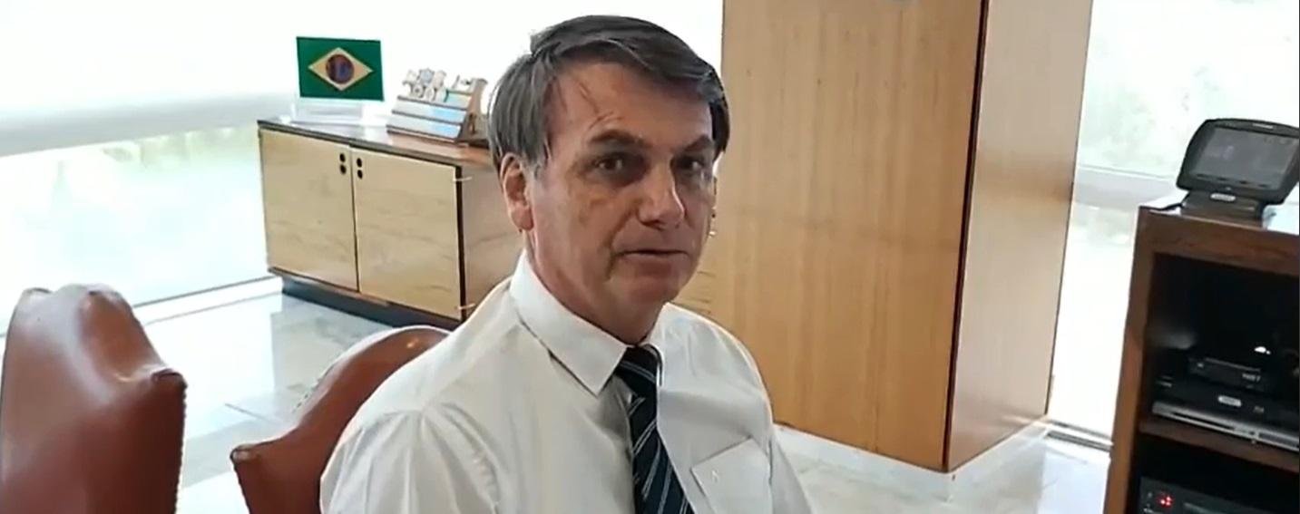 Bolsonaro fez afirma&ccedil;&otilde;es ap&oacute;s assistir o discurso de Donald Trump nesta quarta-feira