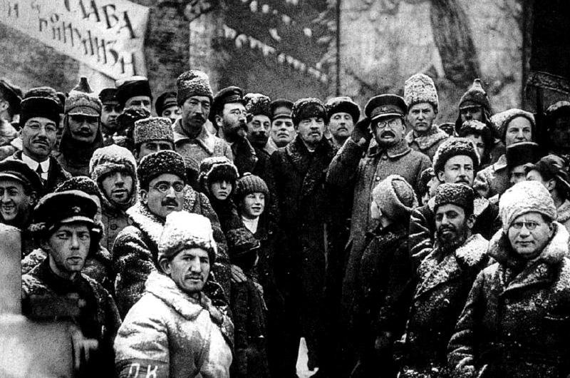 O movimento dos bolscheviques espalhava-se pelo mundo
