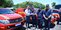 Governador participa da entrega de veículos e desencarceradores para o Corpo de Bombeiros Militar do Rio Grande do Sul