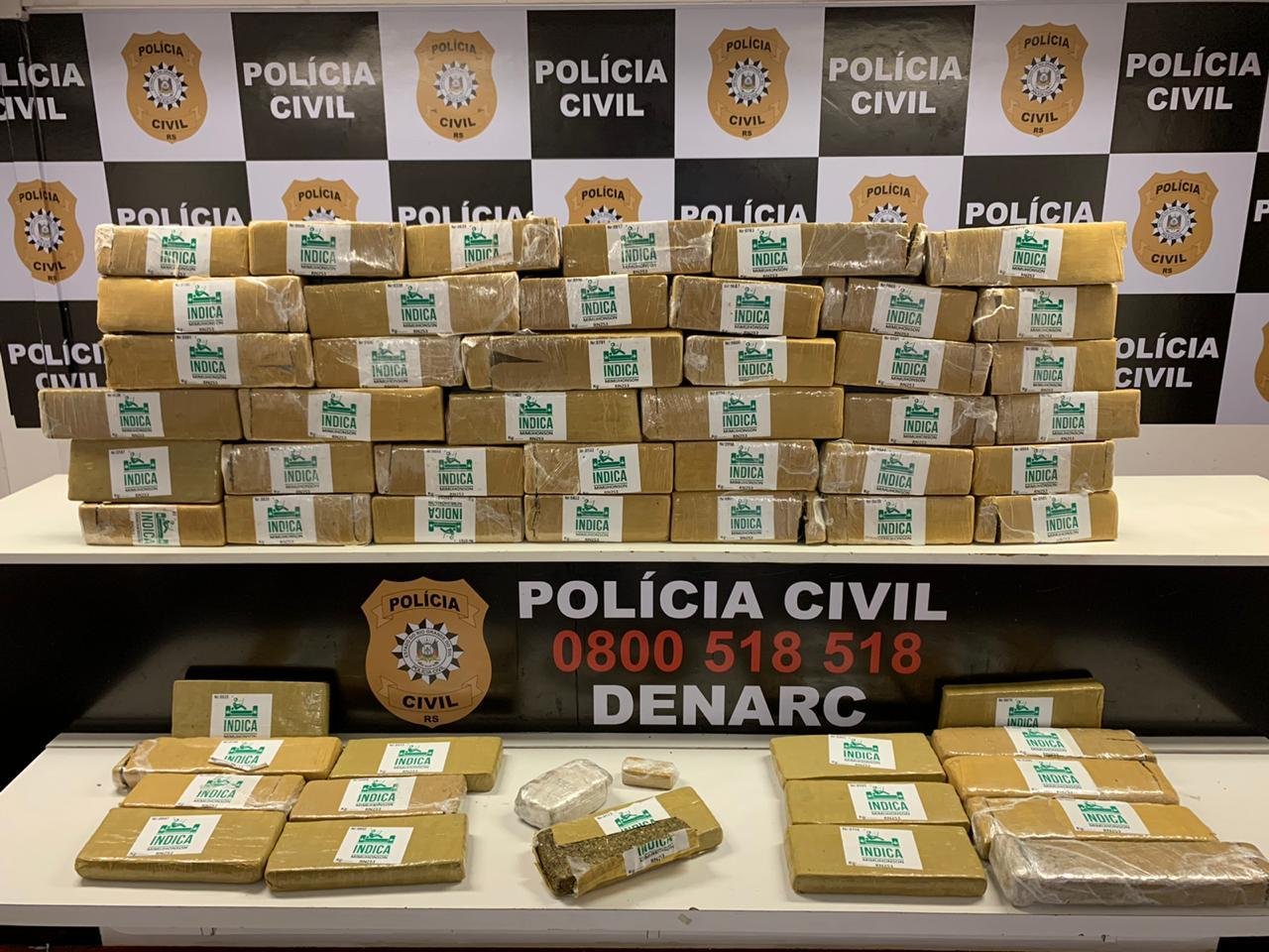 Entorpecentes seriam distribu&iacute;dos em bocas de fumo da Regi&atilde;o Metropolitana