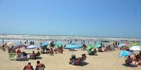 Praias gaúchas receberam grande número de banhistas neste domingo
