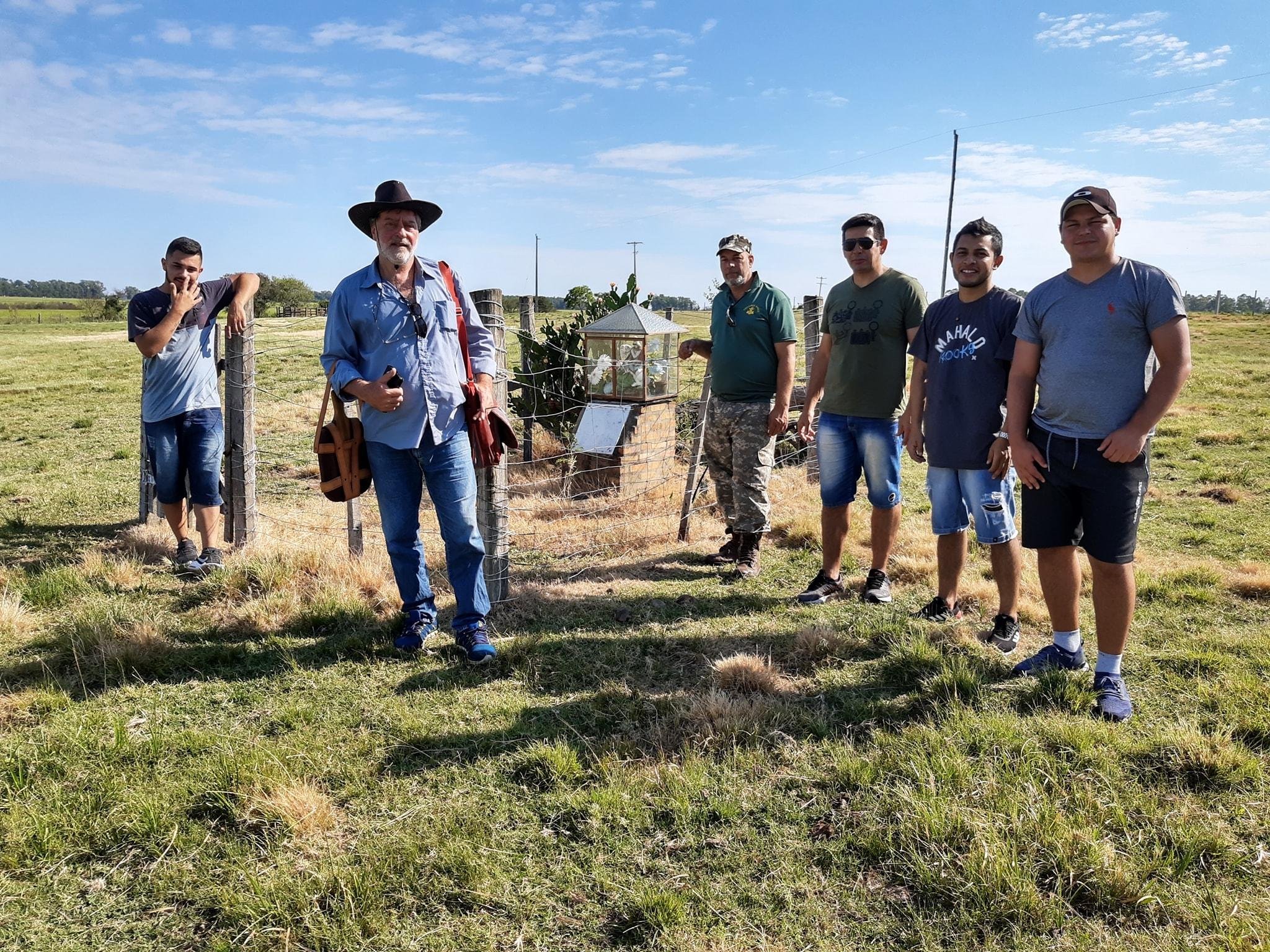O grupo localizou trincheiras que foram ocupadas pelo ex&eacute;rcito imperial sob o comando do General Manuel Lu&iacute;s Os&oacute;rio