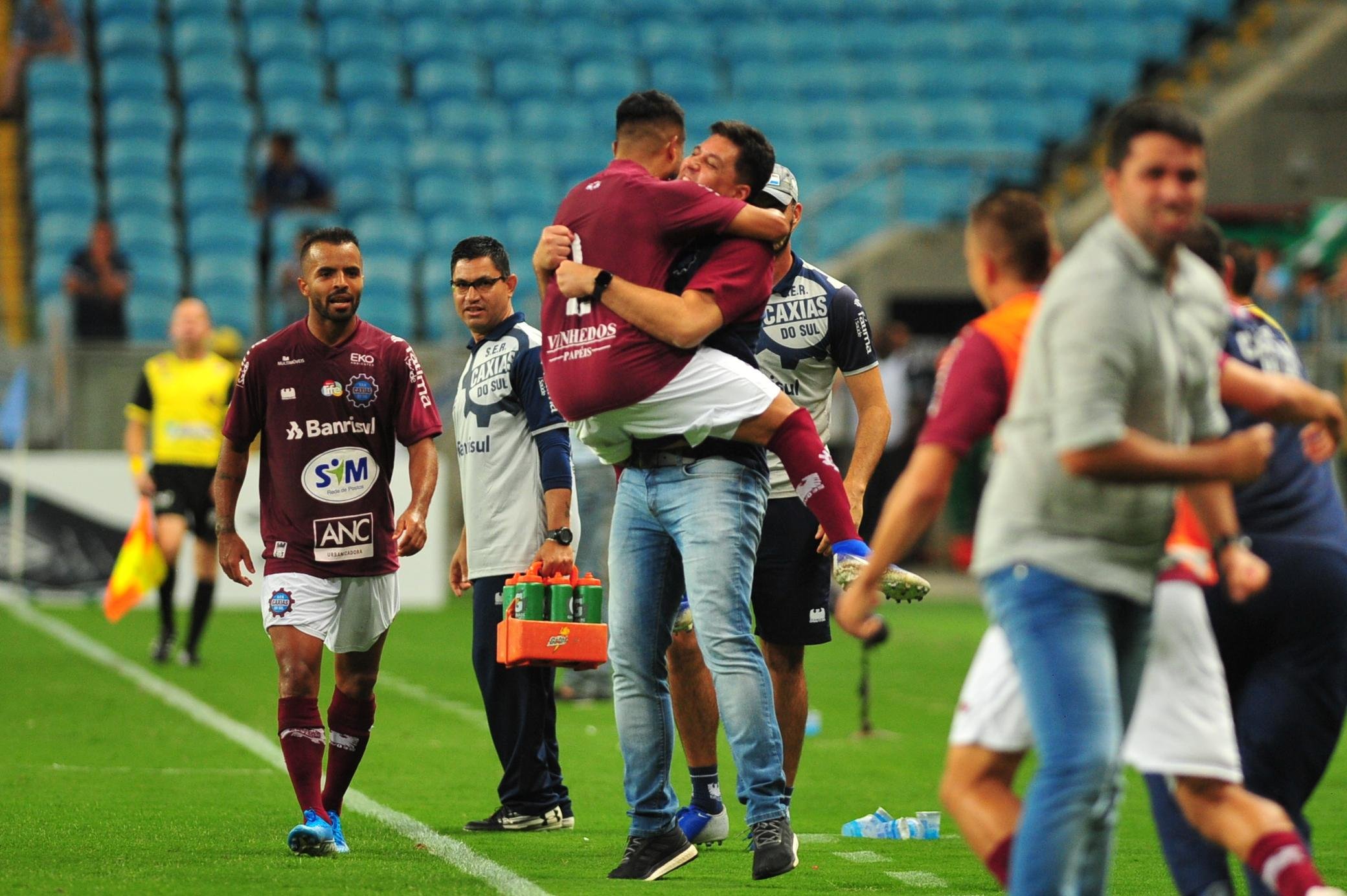 Gr&ecirc;mio teve atua&ccedil;&atilde;o fraca e perdeu para o Caxias na Arena por 2 a 0